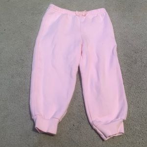 Pink sweatpants from Carters